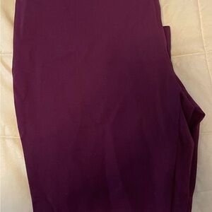 Beautiful Burgundy Ankle Length Pants